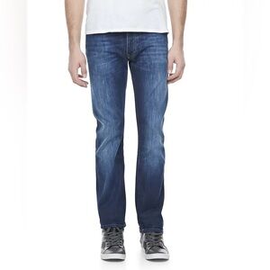 Acne Blue Straight Leg Jeans butterfly straight leg medium dark Wash Sz 31 / 32